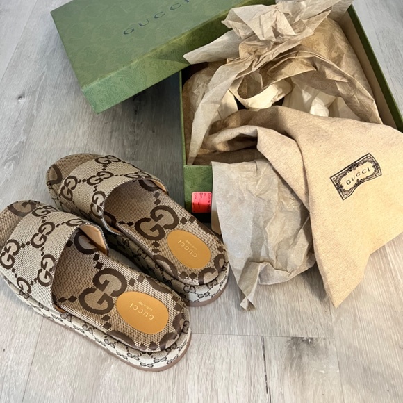 Gucci platform slide sandal - Picture 6 of 7